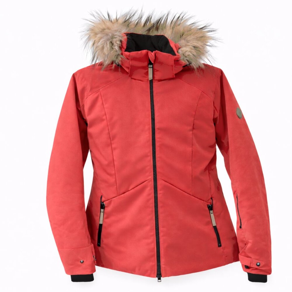 Obermeyer RESORT Women’s Insulated Ski Jacket – Red – Size 10 – Like New - Picture 1 of 17